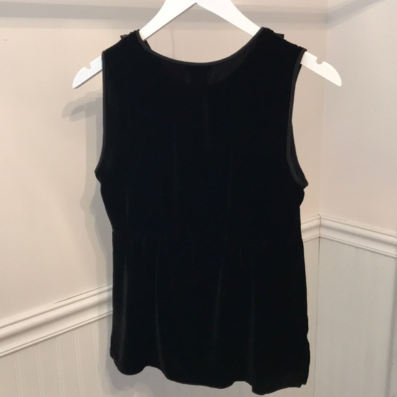 Jcrew Velvet Tuxedo Top - Picture 5 of 7